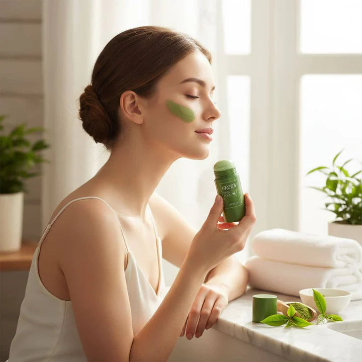 🌿 Green Mask – Le Masque Purifiant qui Révèle l'Éclat Naturel de Votre Peau