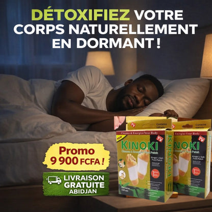 🌿 Patch Kinoki Détox – Élimine les toxines pendant votre sommeil 🌙