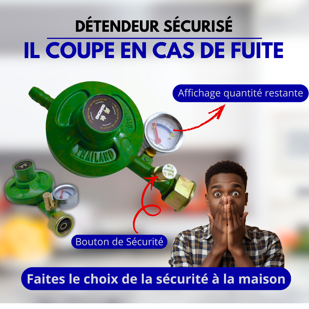 🔥🛡️ Détendeur de Gaz Sécurisé avec Indicateur de Niveau – La Protection Intelligente pour Votre Maison ! 🏡🔥