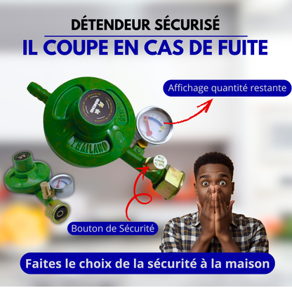 🔥🛡️ Détendeur de Gaz Sécurisé avec Indicateur de Niveau – La Protection Intelligente pour Votre Maison ! 🏡🔥