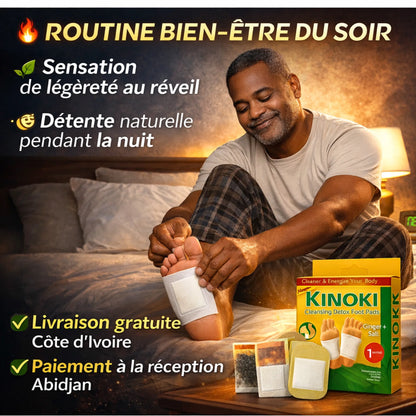 🌿 Patch Kinoki Détox – Élimine les toxines pendant votre sommeil 🌙