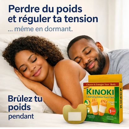 🌿 Patch Kinoki Détox – Élimine les toxines pendant votre sommeil 🌙