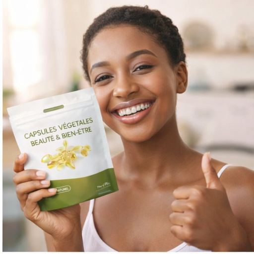 CAPSULES VÉGÉTALES BEAUTÉ & BIEN-ÊTRE – ÉCLAT, VITALITÉ & FORME NATURELLE 💛